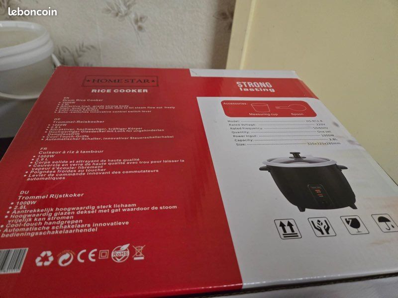 Cuiseur à riz HOMESTAR 2.8L – Neuf (image 3)