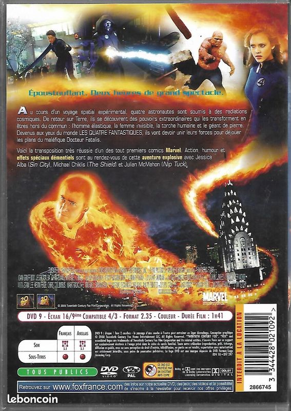 DVD - Les 4 fantastiques (image 2)