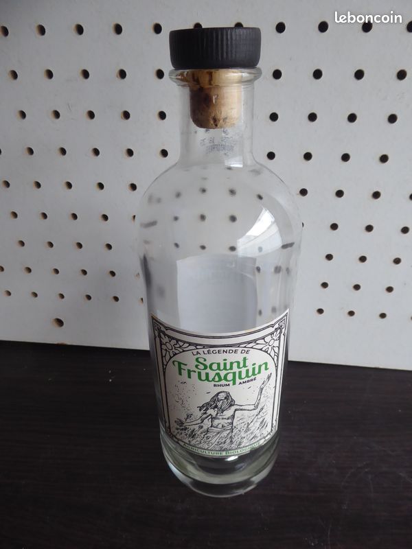 Bouteille de Rhum ambré "la légende de SAINT-FRUSQUIN" - VIDE (image 5)