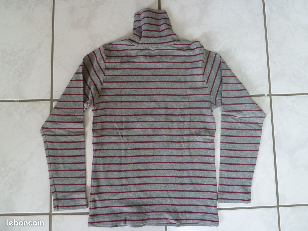 Sous-pull gris - 10 ans (image 4)