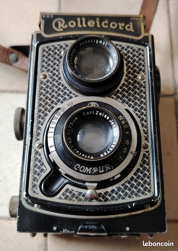 Appareil Photo Rolleicord DBGM – Argentique 6x6, Vieux Boîtier Allemand, Occasion