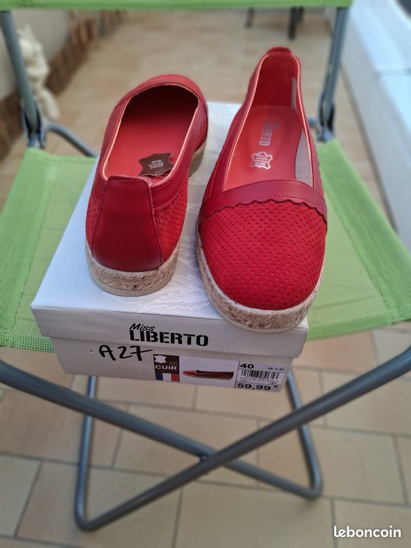 Chaussures de soirée petites pointures, cuir daim rouge et strass, 6583, Dansi Spain