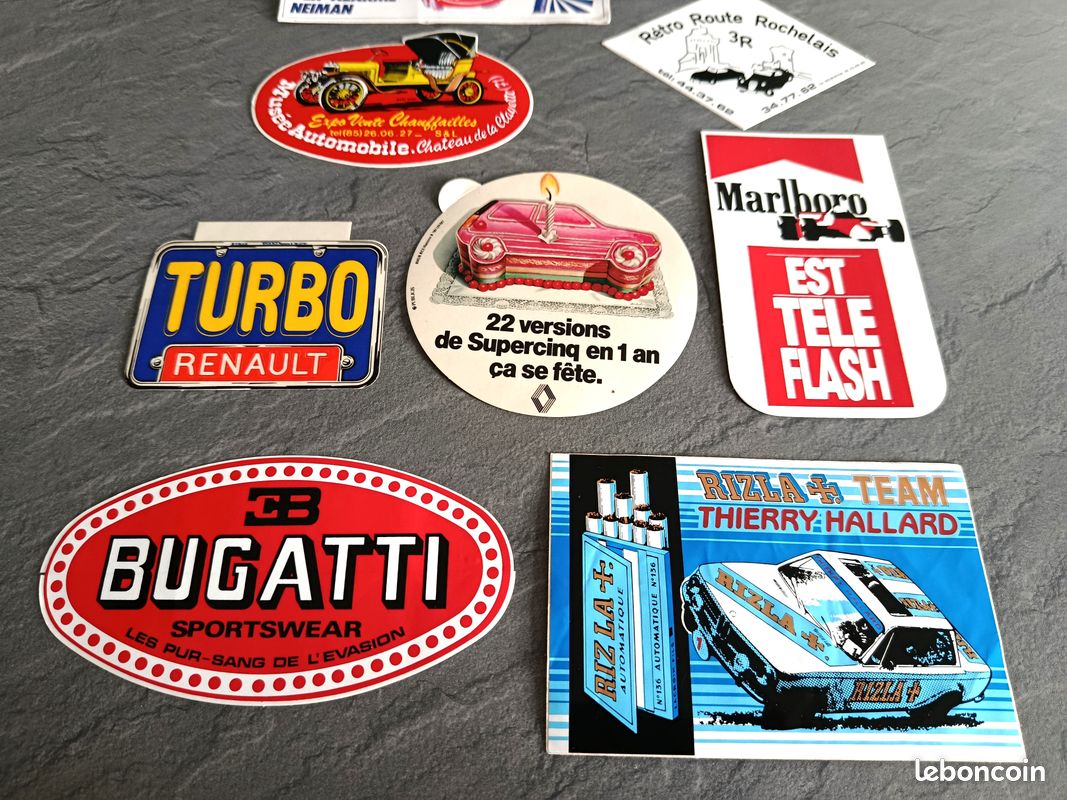 autocollant publicitaire ORIGINAL CITROËN SPORT VISA chrono rallye ça