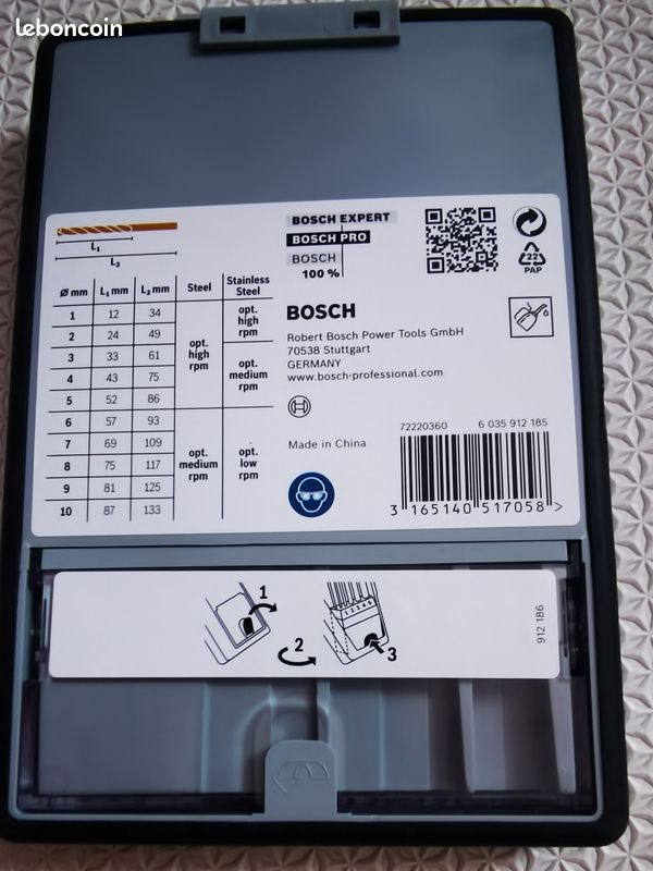 Coffret Bosch steel HSS-CO (image 3)