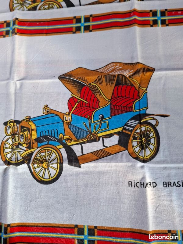 Torchon vintage Richard Brasier 1908 (image 2)