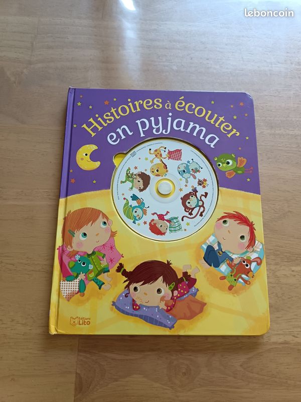 Livre histoire à écouter en pyjama avec cd audio édition lito 2015 c46 (image 1)