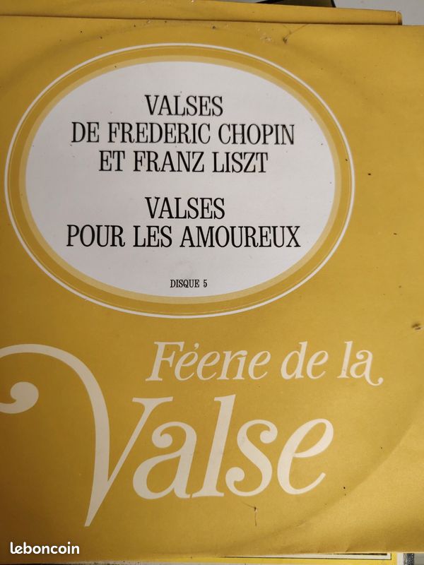 8 Disque Vinyle 33 tours Valses Romantiques. La Valse a L'opera (image 4)