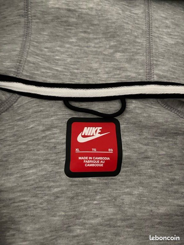 Veste nike tech gris (image 3)