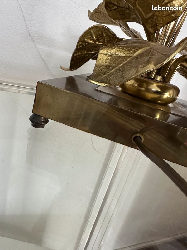 Lampe laiton attribuée à Maison Charles (image 11)