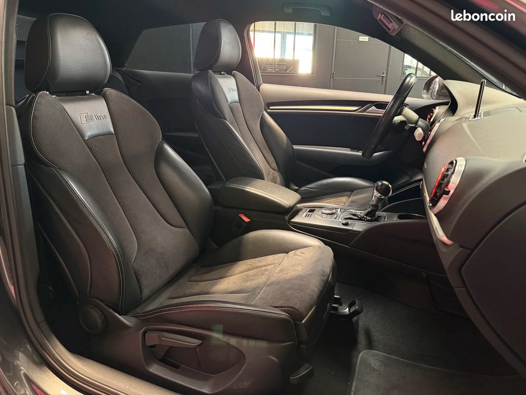 Audi A3 Quattro 2.0 TDi 184 cv S line Toit ouvrant - Bang Olufsen - Distrib et STRONIC à jour (image 14)