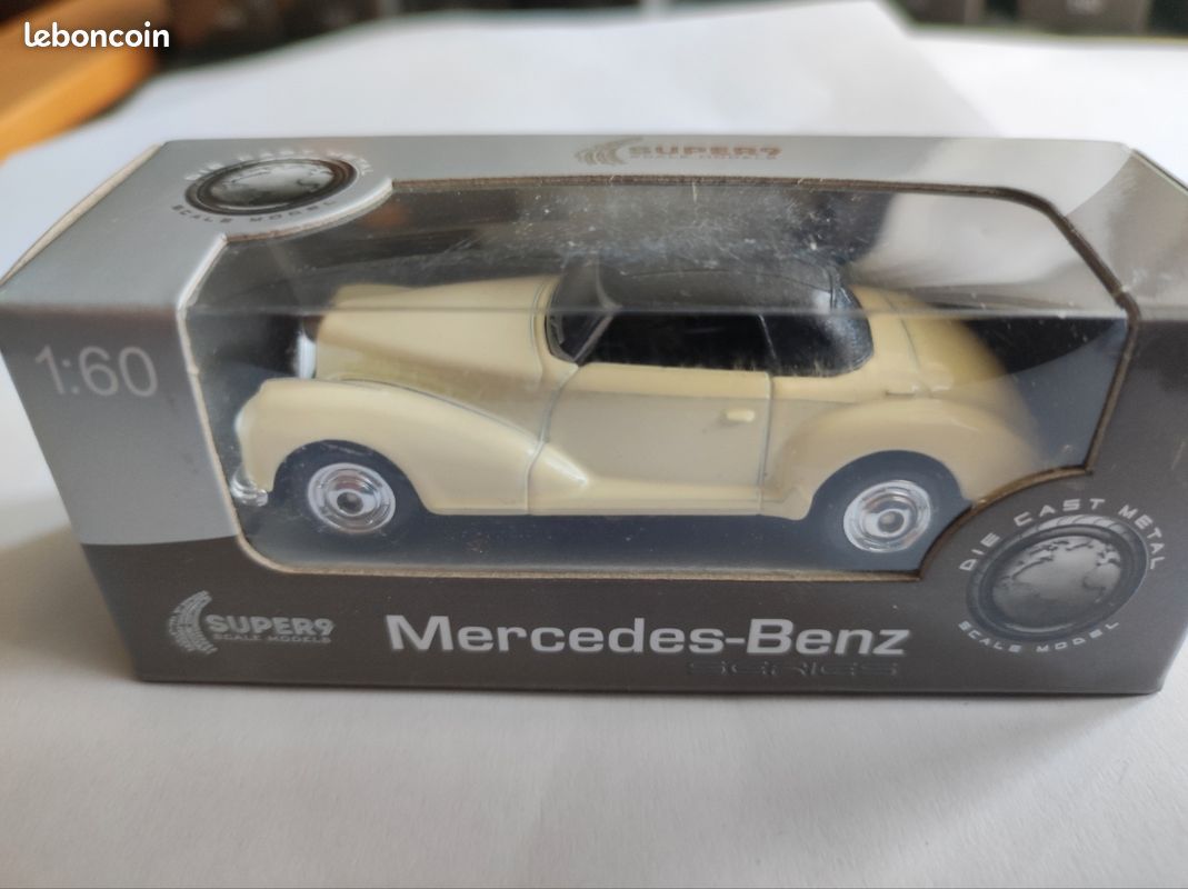 Miniature Voiture Welly - Mercedes-Benz 300S 1955 - Échelle 1:34 - Métal - Occasion