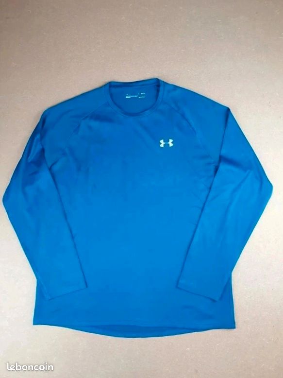 Haut de Sport Manches Longues Under Armour - Bleu Roi - Taille L (image 1)