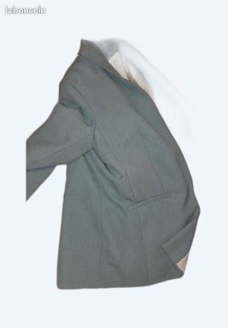 Veste De Costume H&M Bordeaux Taille 10 - Avec Jupe Taille 12, Ensemble Occasion Très Bon état