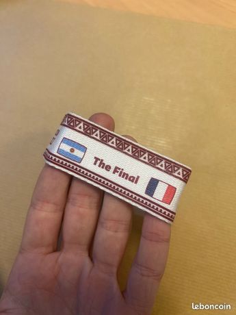 Bracelet Officiel FIFA Finale Coupe Du Monde 2022 Argentine Vs France - Match 64, Qatar