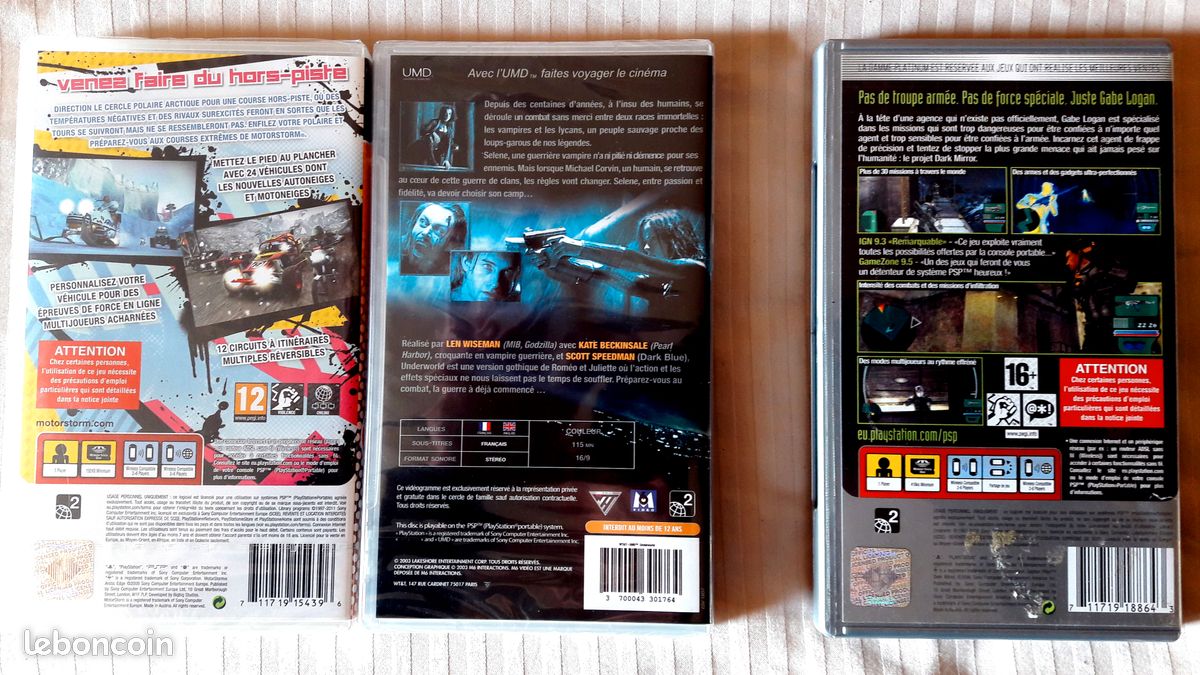 Jeux PSP Dark Mirror + Underword + Arctic Edge (image 2)