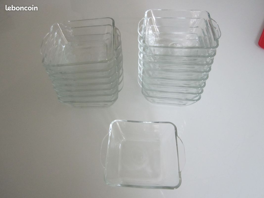 Lot cassolettes en verre (image 1)