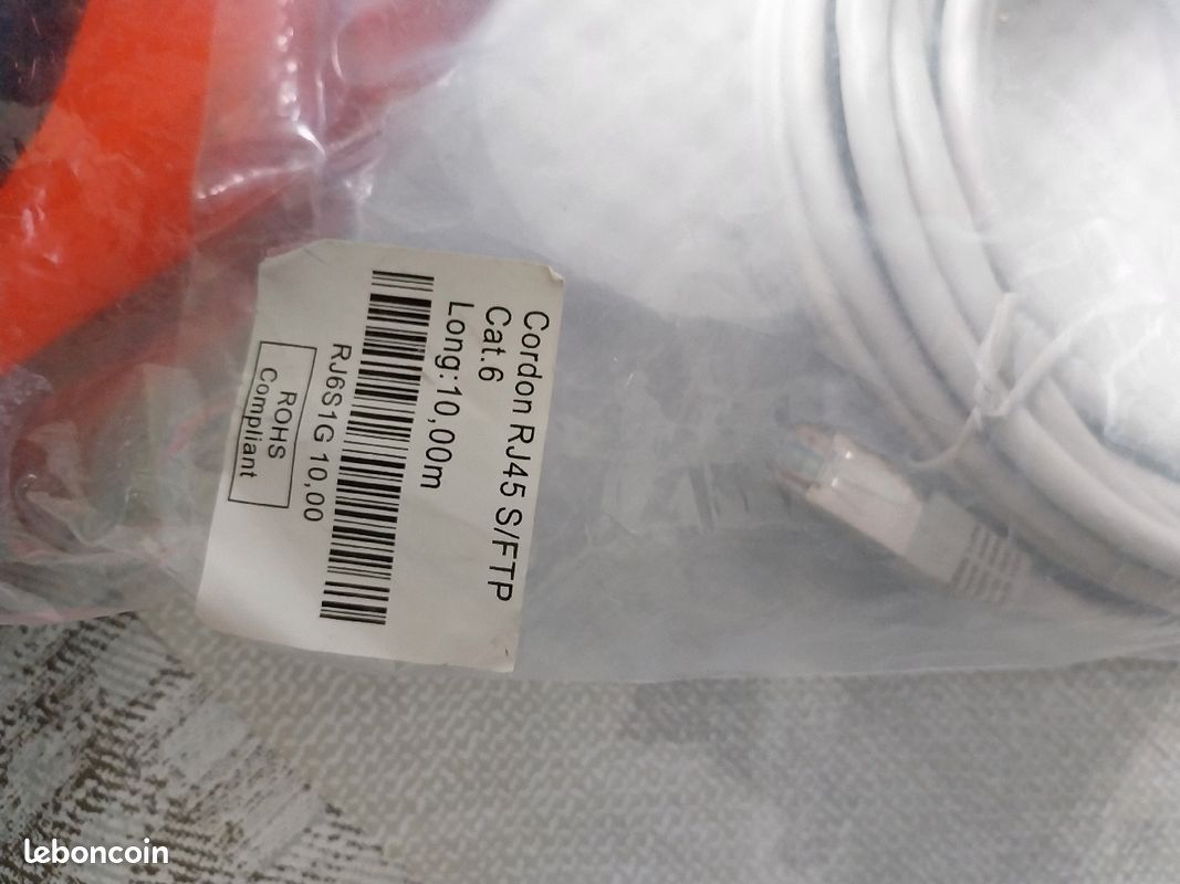 Cable reseau neuf 10m (image 3)
