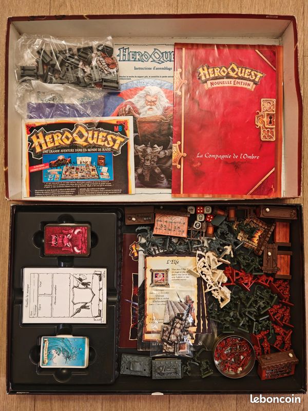HeroQuest – Nouvelle édition, Complet, Bon état