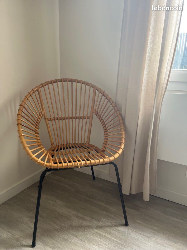 Chaise en rotin de maison du monde (image 1)