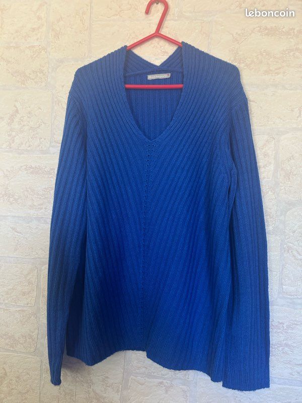 Pull col roulé femme bleu canard taille S C&A - Vêtements