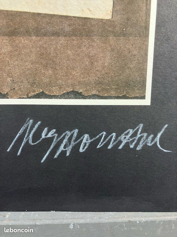 Lithographie Originale Signée Alain Le Yaouanc (né En 1940) - Style Pop Art Abstrait Années 70