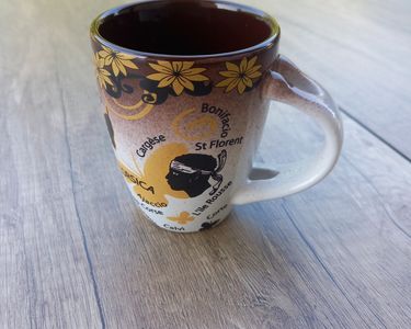 Tasse Céramique Corse Bronze Par CBKreation - Mug Décoratif, Fabrication Française, Neuf