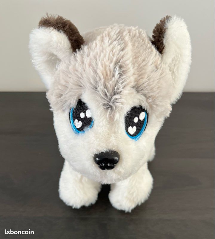 Husky Chien En Peluche Interactif Peluche Husky Enregistrable 40
