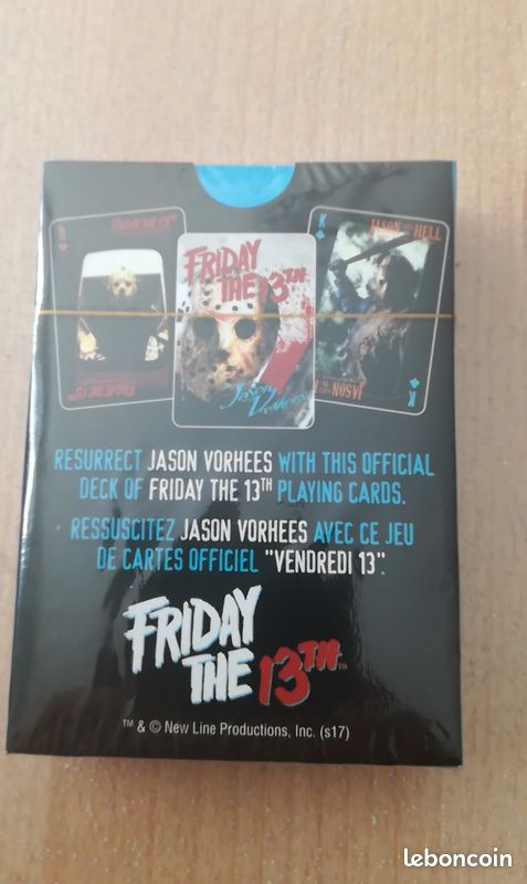 Jeu de carte Jason Vorhees friday the 13 th (image 2)