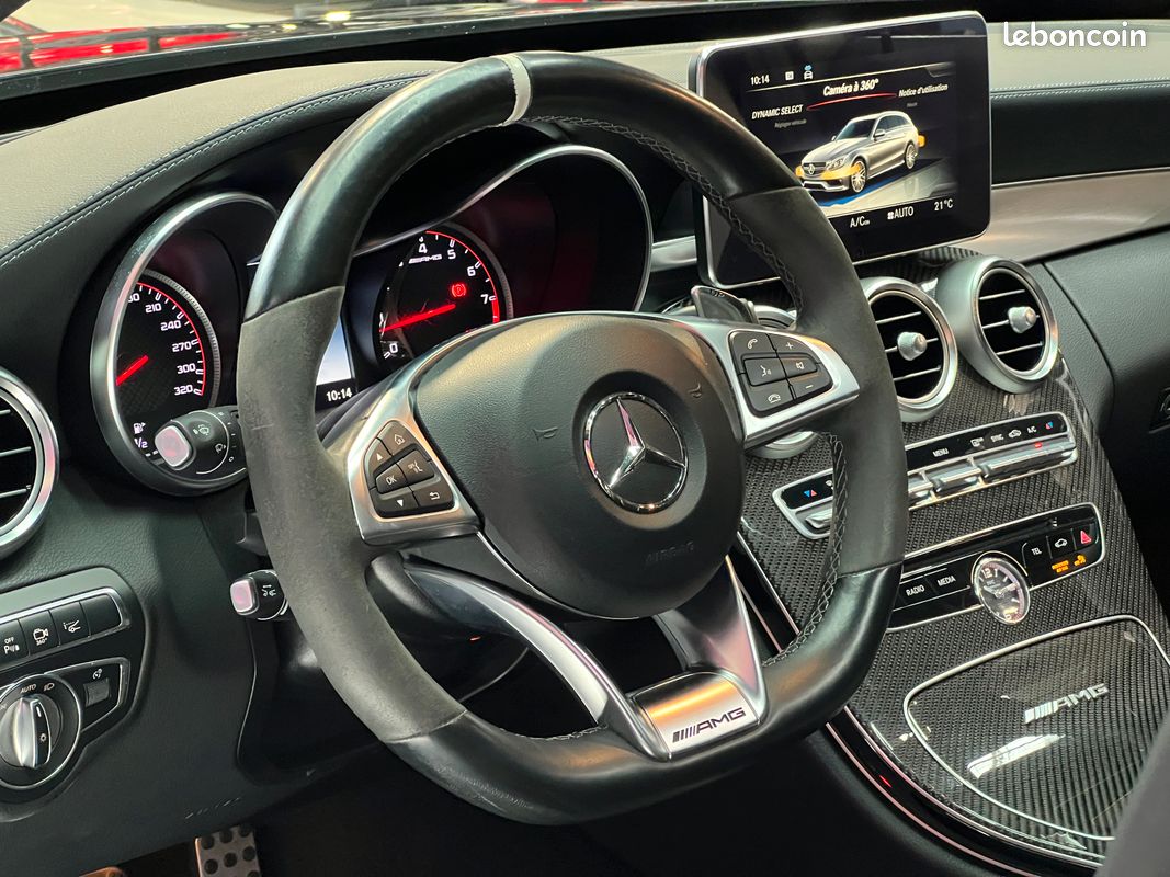 MERCEDES-BENZ C63S AMG Break V8 4.0 510cv | Toit ouvrant | Échappement sport | Pack carbone | (image 6)