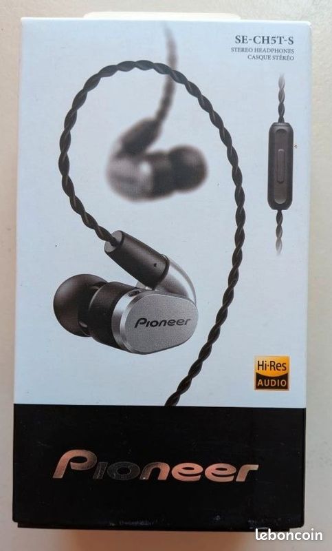 Casque intra Pioneer neuf scellé SE-CH5T-S (image 1)