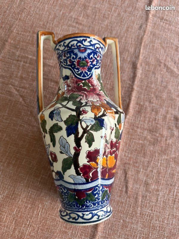 Vase motif anémone de GiEN (image 1)