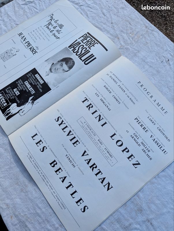 THE BEATLES Programme Concert OLYMPIA 1964 TRÈS RARE (image 5)