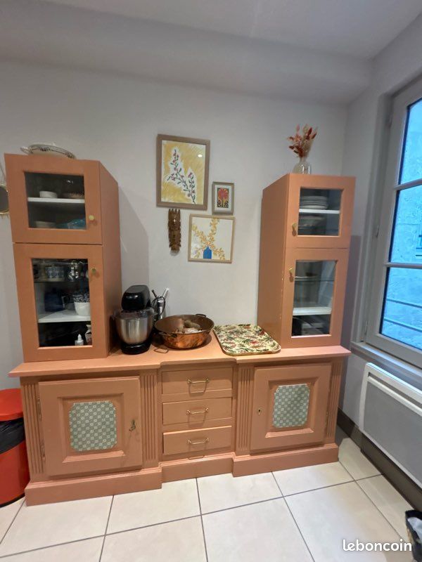 Meuble type buffet orange (image 2)