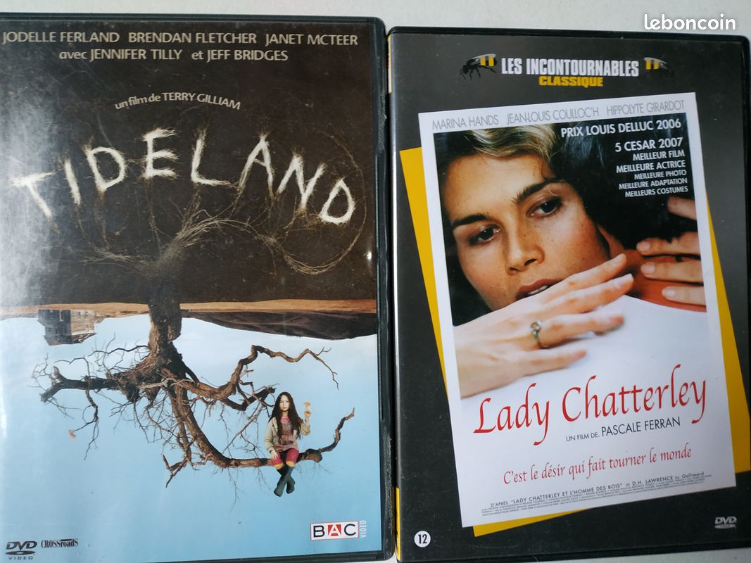 DVD : Tideland, Lady Chatterley. à récupérer sur place / autres annonces (image 1)