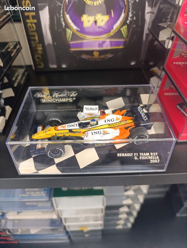 F1 Renault Team R27 G. Fisichella 2007 Minichamps 1/43