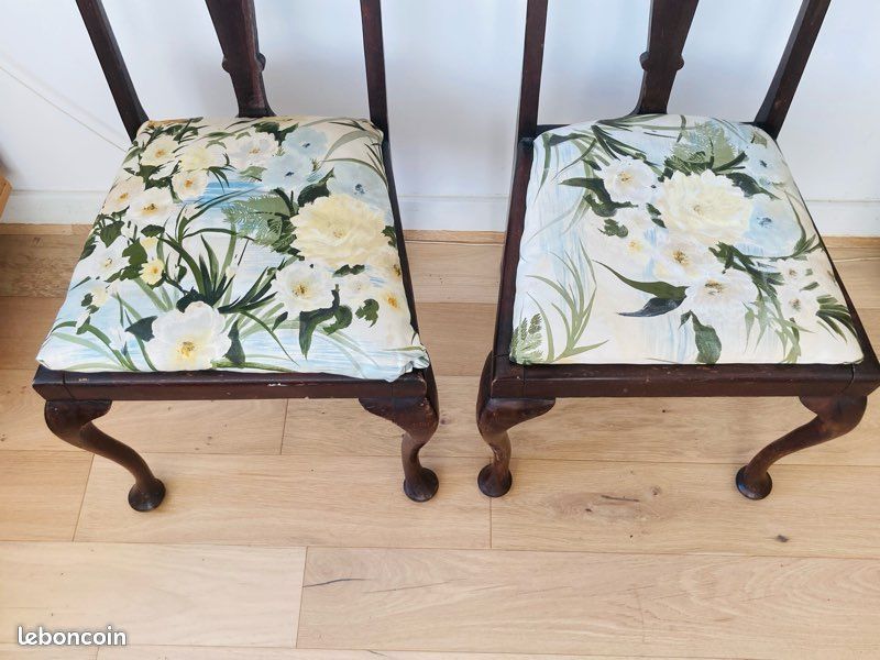 Lot 2 chaises Art Nouveau (image 5)