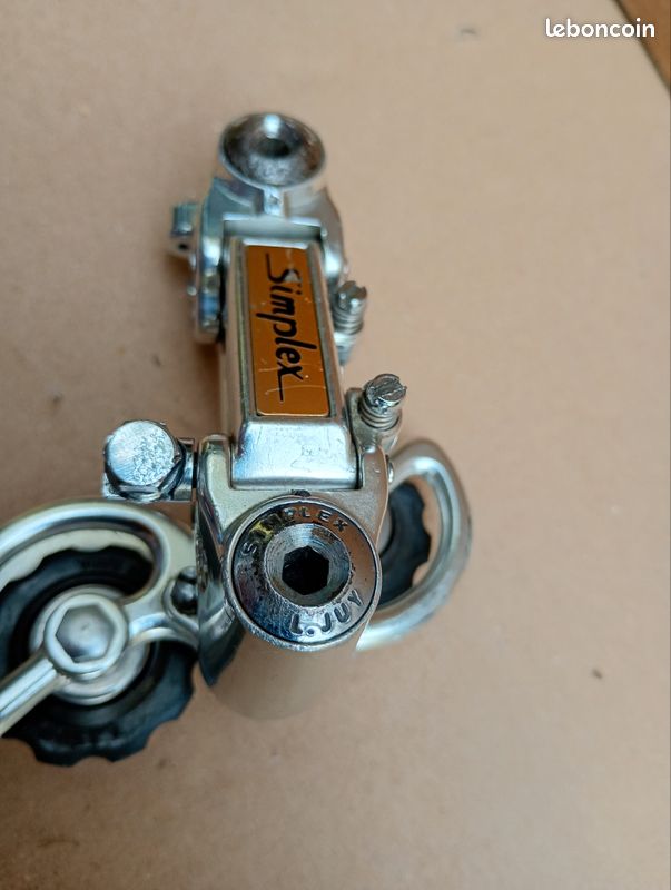 Dérailleur Arrière Vintage Simplex L.Juy Super - Pour Vélo De Route Peugeot/Mercier