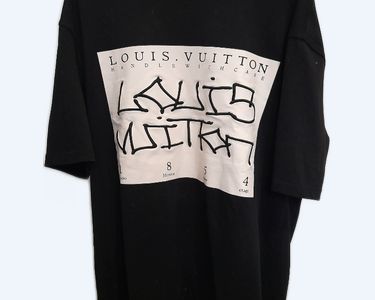 pull louis vuitton damier t 52 l homme en soie grise