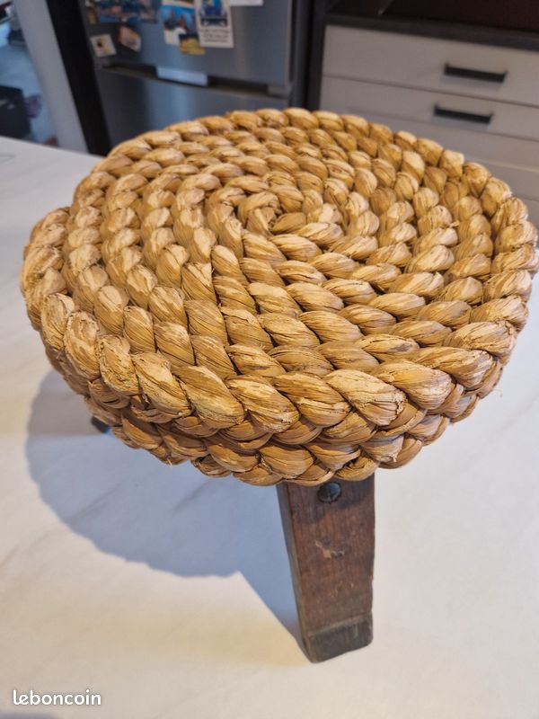 Tabouret AUDOUX MINET tripode (image 4)