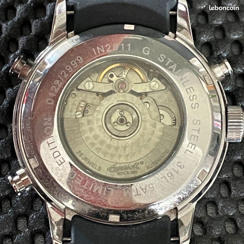 Montre Ingersoll 1900BK Automatique - Édition Limitée Vintage - États-Unis - Neuf Avec étiquettes