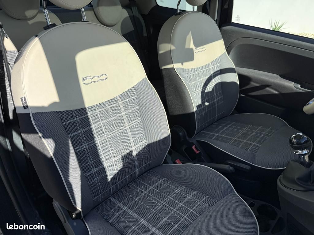 FIAT FIAT 500 1.2i - 69 2017 BERLINE Lounge PHASE 2 (image 12)