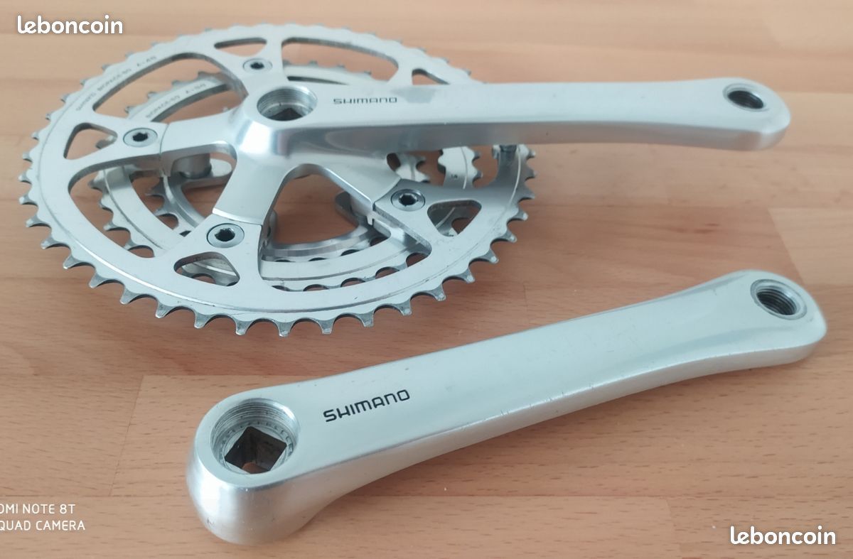 MINT PÉDALIER SHIMANO Deore XT Noir M730 FC-M730 - 175 MM Rétro Usinées 1987 EUR 325,38 - FR
