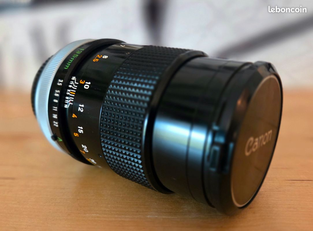 Objectif Canon FD 135mm F/3.5 – Monture Canon FD, Focale Fixe Occasion