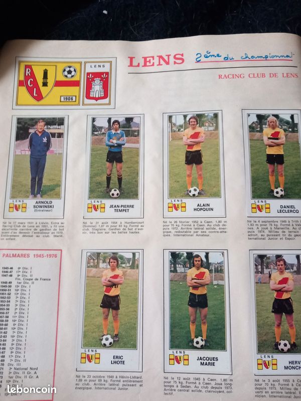 Album Panini Football 1977 - Collection