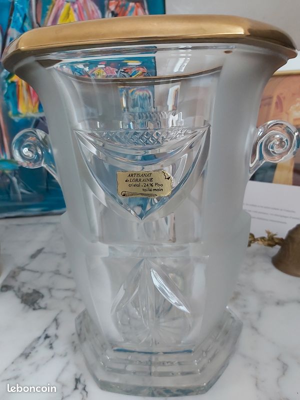 Seau à champagne Cristallerie de Baccarat Années 1980 – Verres cristal baccarat
