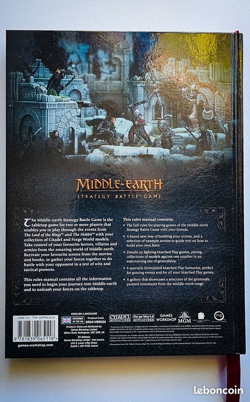 #M170 - Livre de règle jeu MESBG V6 - Warhammer (image 2)
