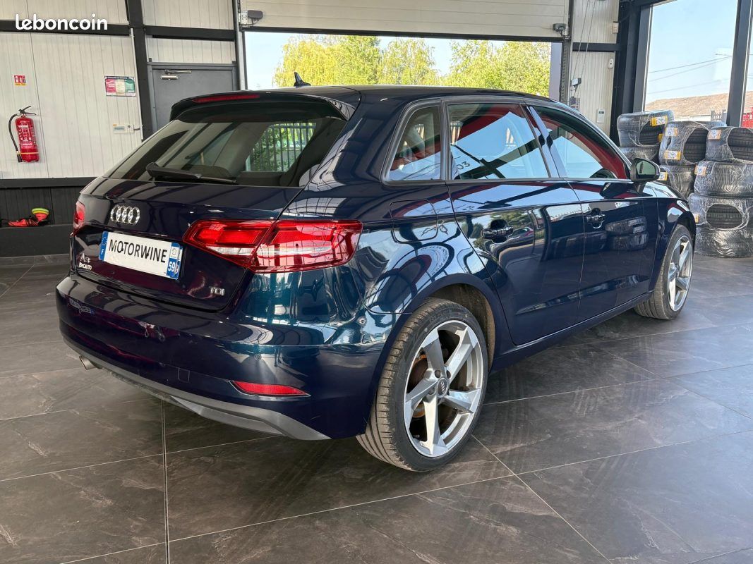 🔹 AUDI A3 SPORTBACK 1.6 TDI 116 CH DESIGN S TRONIC 7 - 🛞 Jantes Rotor 18 pouces - Garantie (image 14)