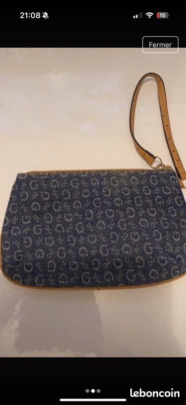 Pochette en jean Guess vintage (image 2)