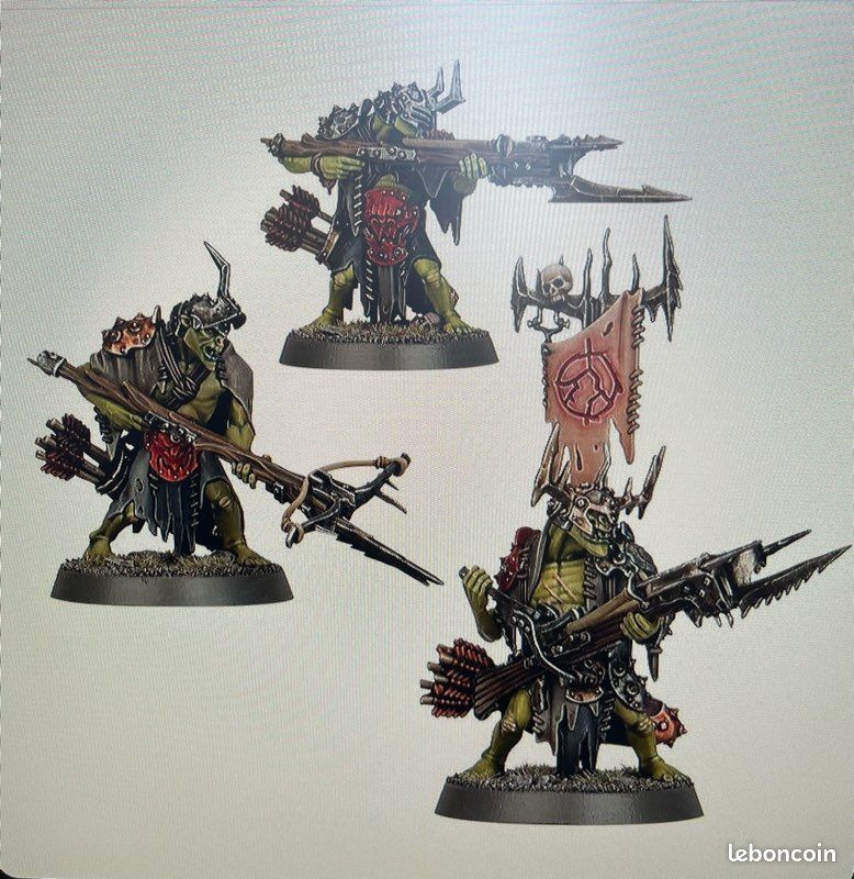 Warhammer AoS – Orruk Warclans Embrocheurs – Set De Figurines Pour Jeu De Figurines Fantasy