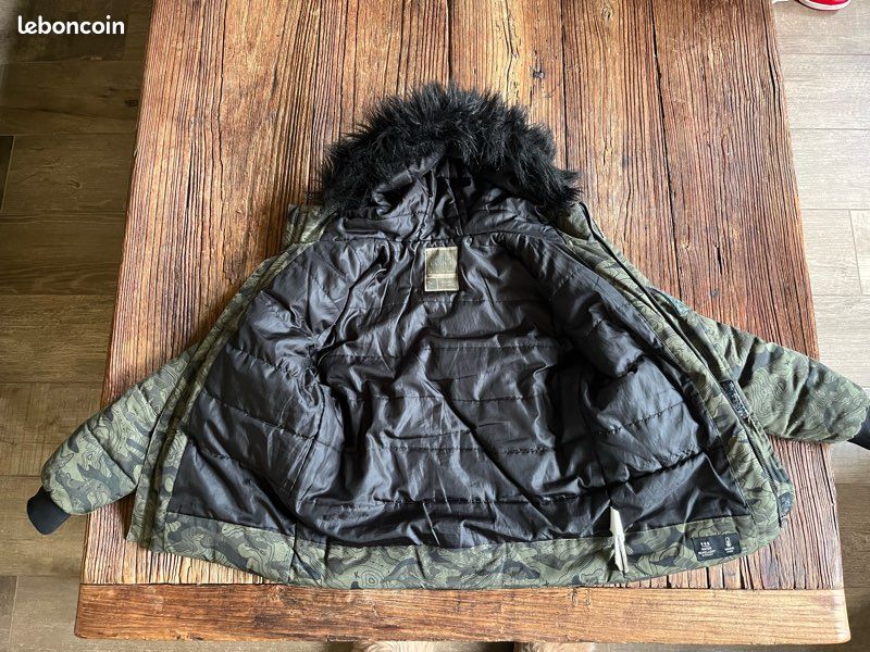 Kaki Doudoune Ikks Garcon Doudoune Legere Blouson Ikks Enfant